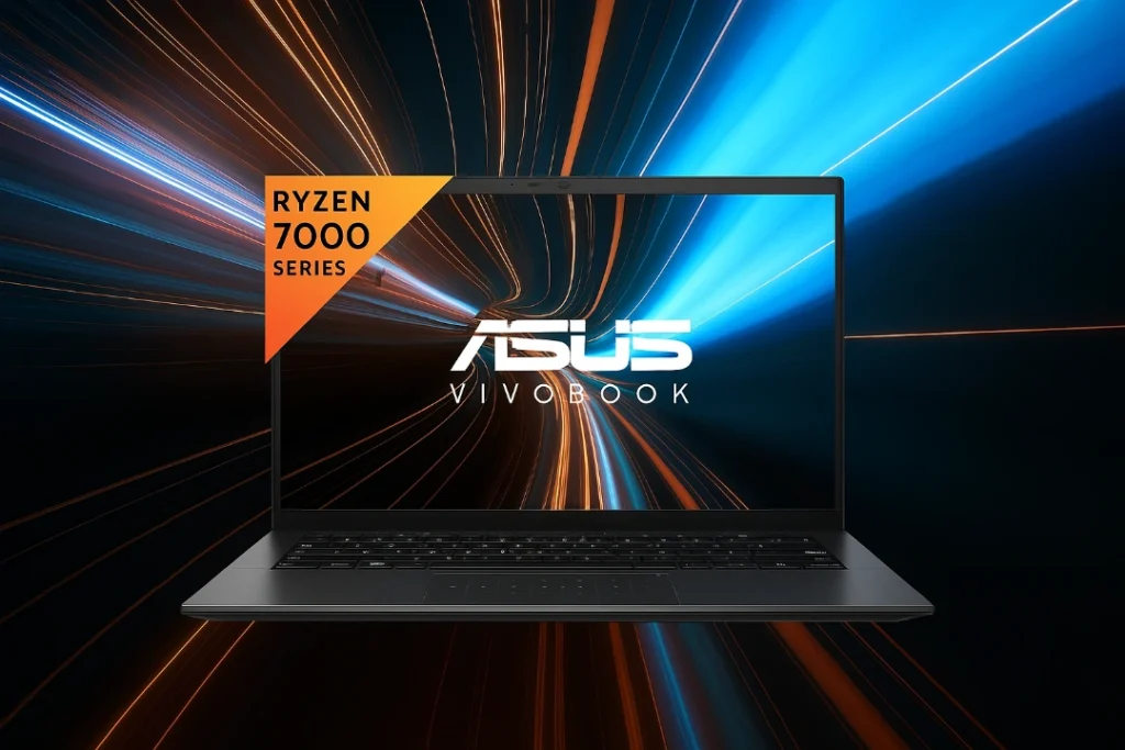 ASUS Ryzen 7000 Laptop – Budget King Under 40000 ASUS laptop with Ryzen 7000 – best laptop under 40000 in India