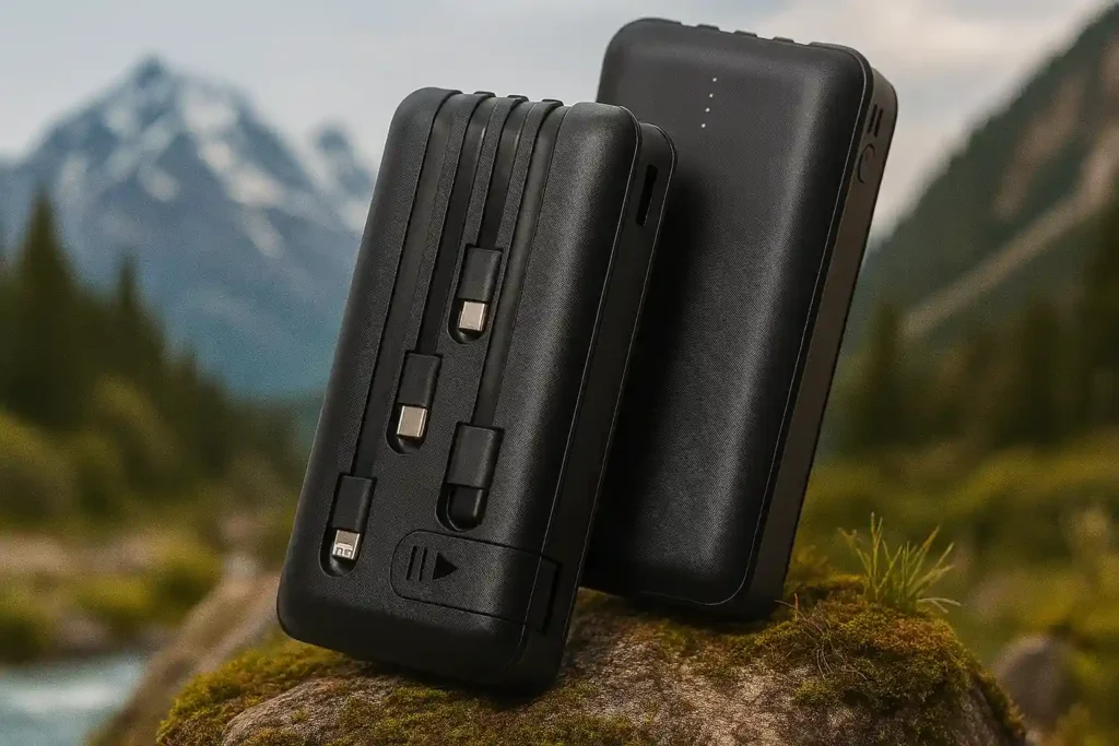 Front and Back Side view of Callmate power bank 20000 mAh
