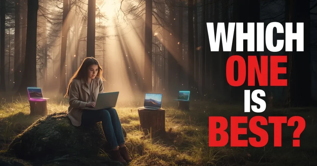 displaying laptop buying guide eye catching thumbnail