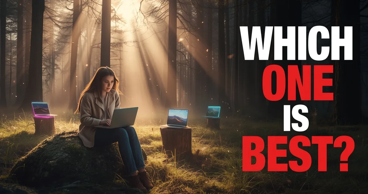 displaying laptop buying guide eye catching thumbnail