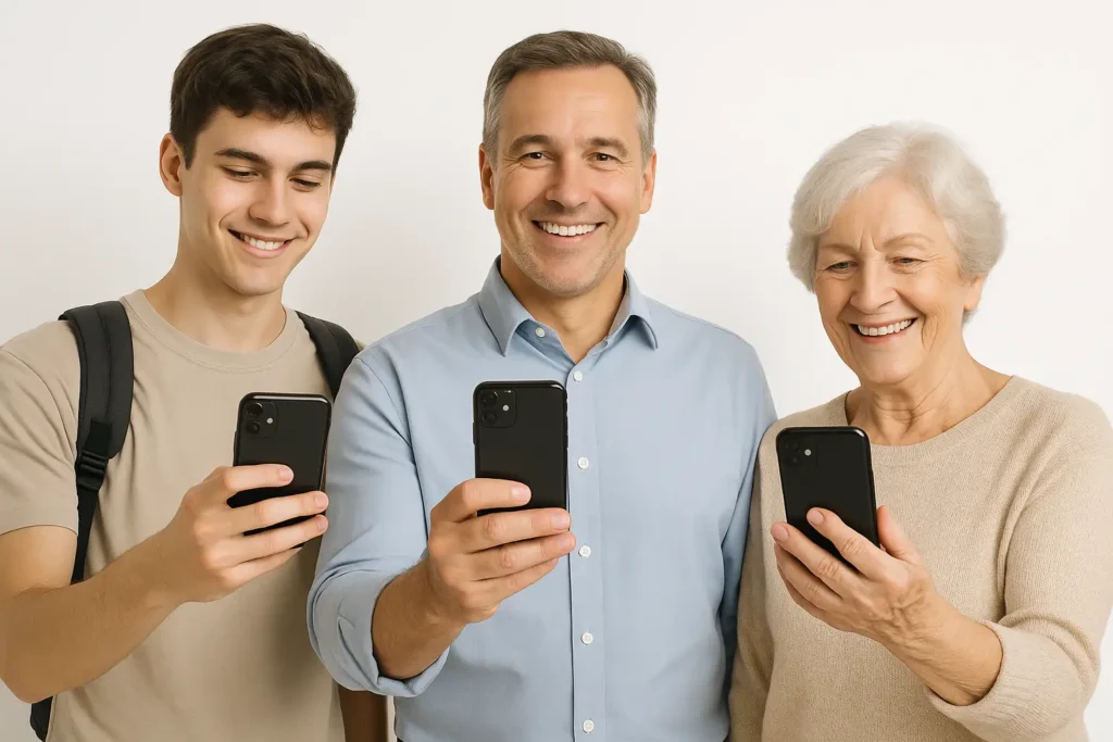 Refurbished Phones for Students, Parents & More! 5 displaying one refurbished phone different solutions