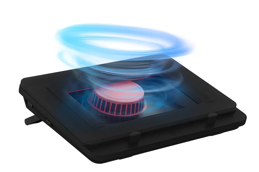 IETS GT DIsplaying IETS GT cooling pad