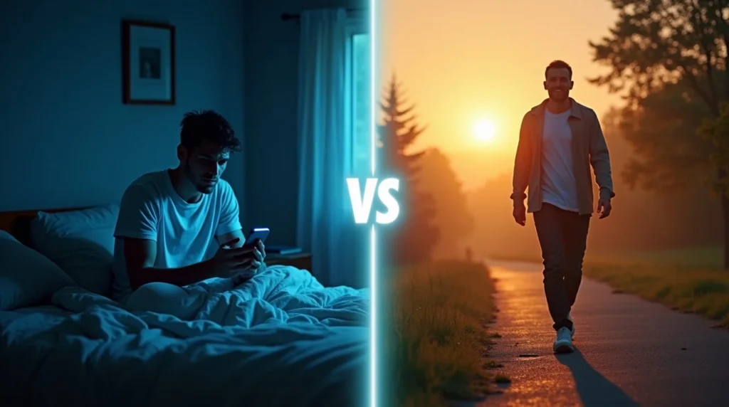 reel vs real situation man condition in reel vs real situation