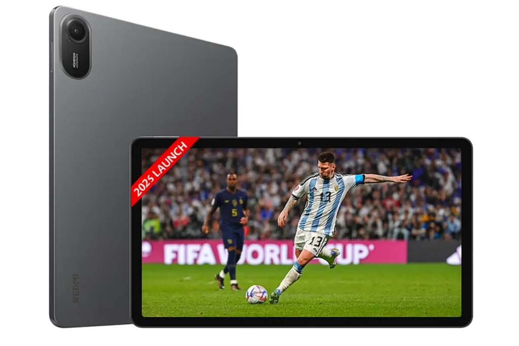 Redmi Pad tablet displaying Redmi Pad 2 tablet