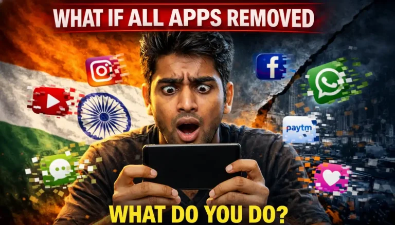 What If China Pulls Its Apps and Phones From India Today? 8 Shocked Indian man watches all apps disappear from phone if China pulls apps from India