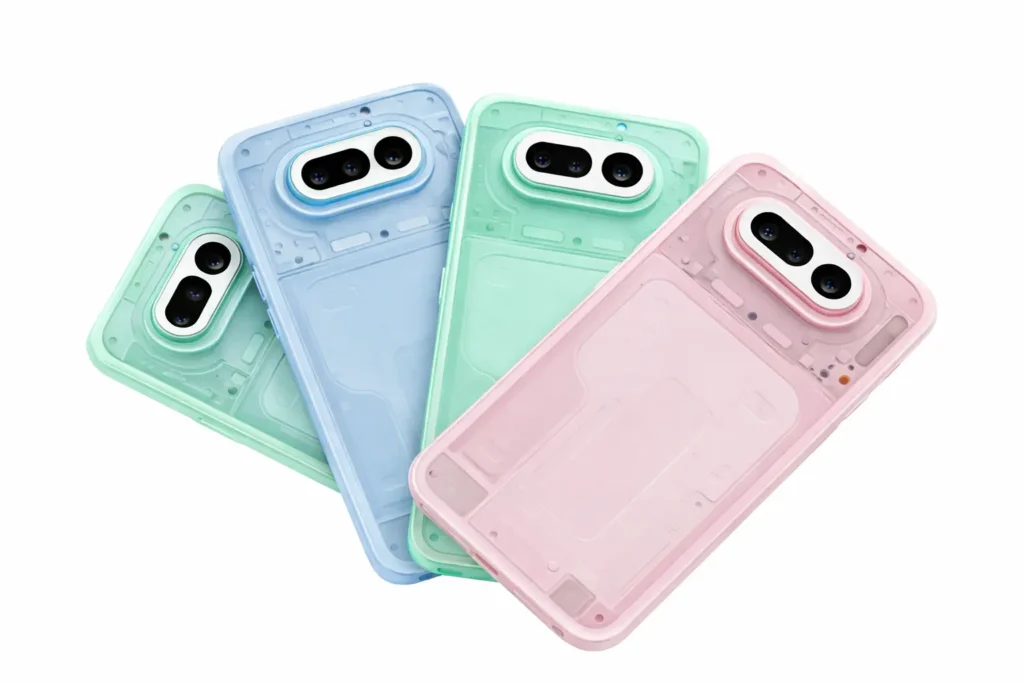 nothing 4a phone in multiple colours